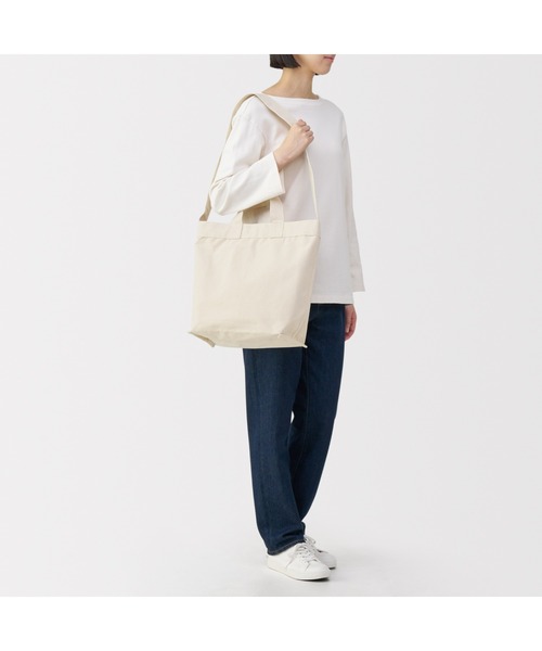 無印良品（MUJI） トートバッグ 帆布 2WAY トートバッグ