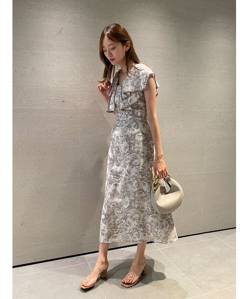 SNIDEL（スナイデル） ノースリーブワンピース 1 パープル レディース