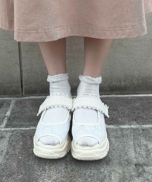 「F i.n.t」 ヒールサンダル M ブラック レディース_画像5