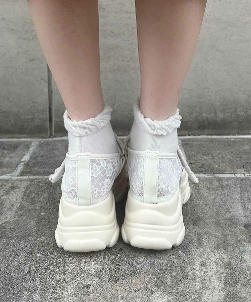 「F i.n.t」 ヒールサンダル M ブラック レディース_画像6