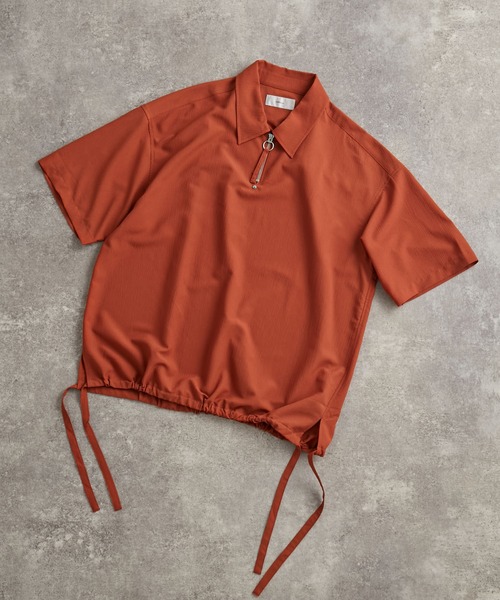 「ADRER」 半袖シャツ S ブラック メンズ_画像4