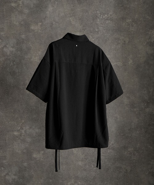 「ADRER」 半袖シャツ S ブラック メンズ_画像6