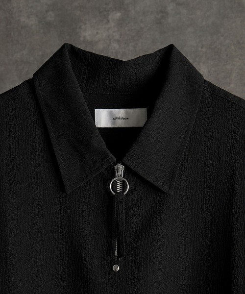 「ADRER」 半袖シャツ S ブラック メンズ_画像7