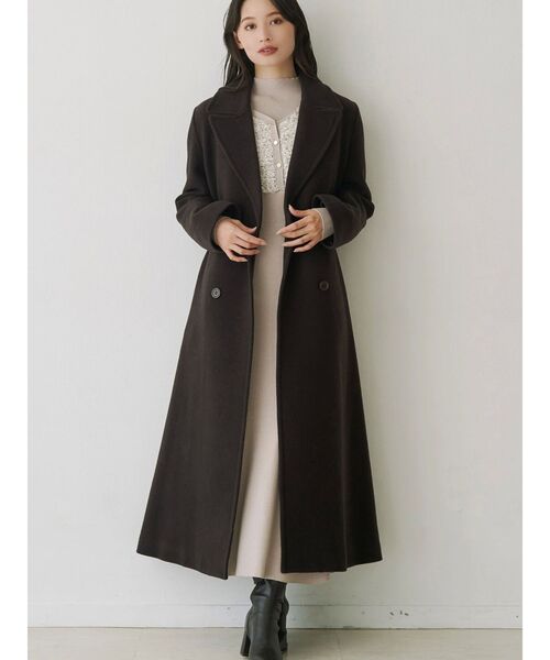 mercuryduo新品 ウールチェスターコート MERCURYDUO コート チェスターコート ウールチェスターコート