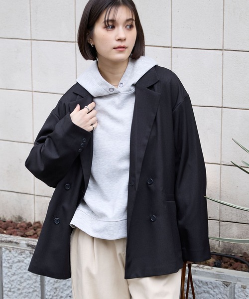 近年モデル マックスマーラ テーラードジャケット ダブルブレスト ブラック S ジャケット＆ジレ - 送料無料｜マックスマーラ公式サイト