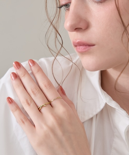 ノジェス　NOJESS 指輪　リング　10金　13号　ダイヤモンド　かすみそう K10ダイヤモンドリング｜リング｜ノジェス 公式オンラインストア