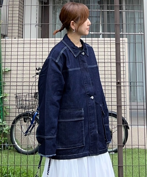 notch. デニムジャケット gジャン 「 notch. by KR 」デニム