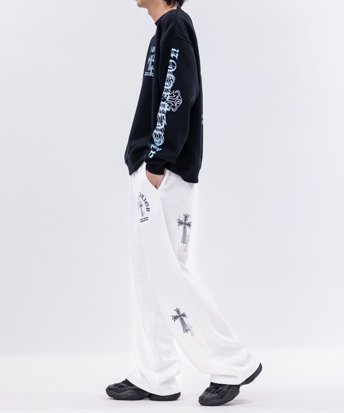 LJK 白スウェットパンツ JIGGYS SHOP（ジギーズショップ） スウェットパンツ ジャージ ワン