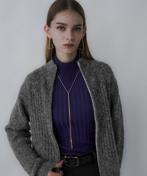 HARE（ハレ） カーディガン コンパクトジップカーディガン(HARE