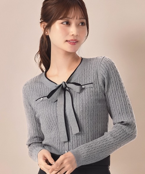 MISCH MASCH（ミッシュマッシュ） ニット セーター 2025秋冬新作 配色