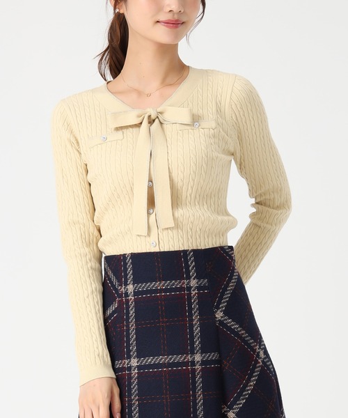 MISCH MASCH（ミッシュマッシュ） ニット セーター 2025秋冬新作 配色