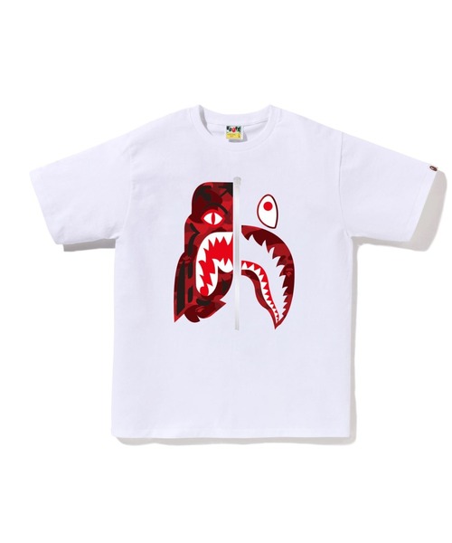 A BATHING APE（アベイシングエイプ） tシャツ COLOR CAMO TIGER SHARK