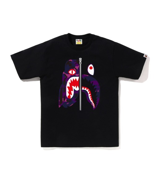 A BATHING APE（アベイシングエイプ） tシャツ COLOR CAMO TIGER SHARK