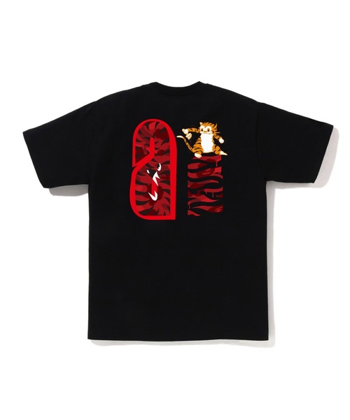 A BATHING APE（アベイシングエイプ） tシャツ COLOR CAMO TIGER SHARK