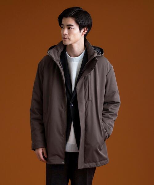 THE SHOP TK コート ジャケット 「3WAY」中綿ライナー付カルゼコート