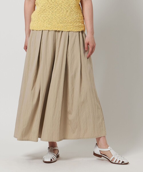 A DAY IN THE LIFE パンツ ギャザー タックスカートパンツ レディース