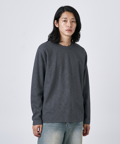 B.C STOCK（ベーセーストック） tシャツ 裏起毛 ハニカムサーマル