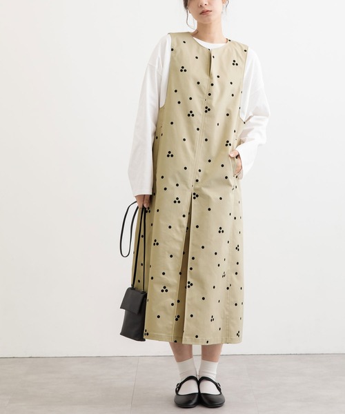 「POU DOU DOU」 ノースリーブワンピース M ブラック レディース_画像2