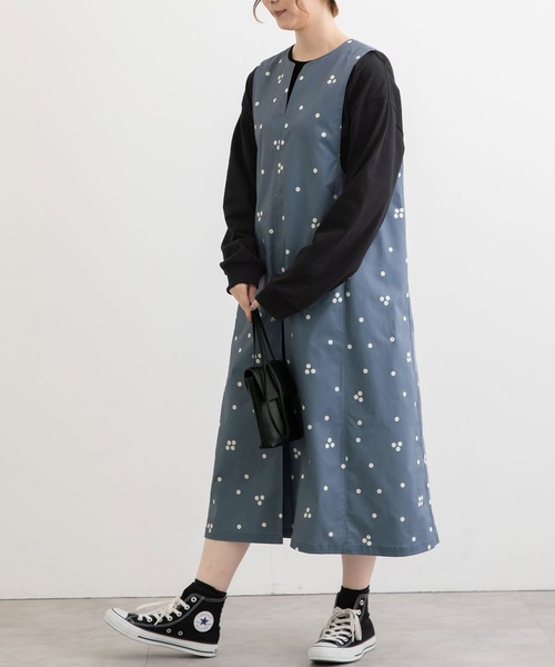 「POU DOU DOU」 ノースリーブワンピース M ブラック レディース_画像3