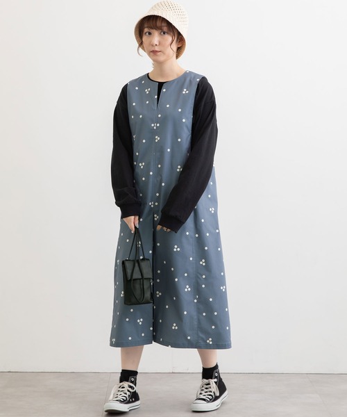 「POU DOU DOU」 ノースリーブワンピース M ブラック レディース_画像9