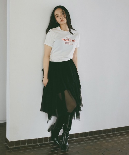 「EIMY ISTOIRE」 半袖Tシャツ F ピンク レディース_画像8