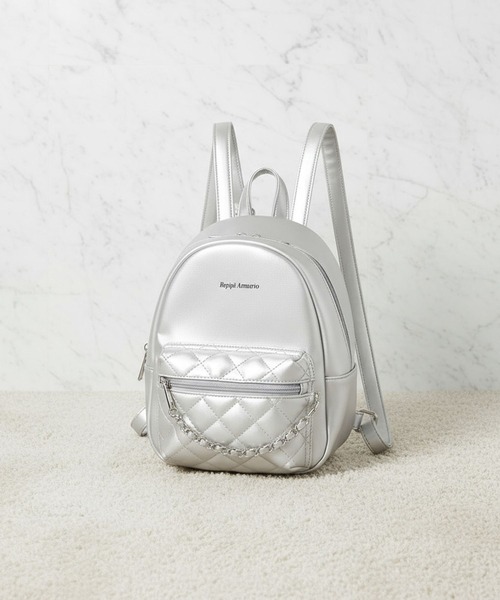 repipi armario（レピピアルマリオ） リュック チェーンキルトフェイク