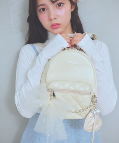 repipi armario（レピピアルマリオ） リュック チェーンキルトフェイク