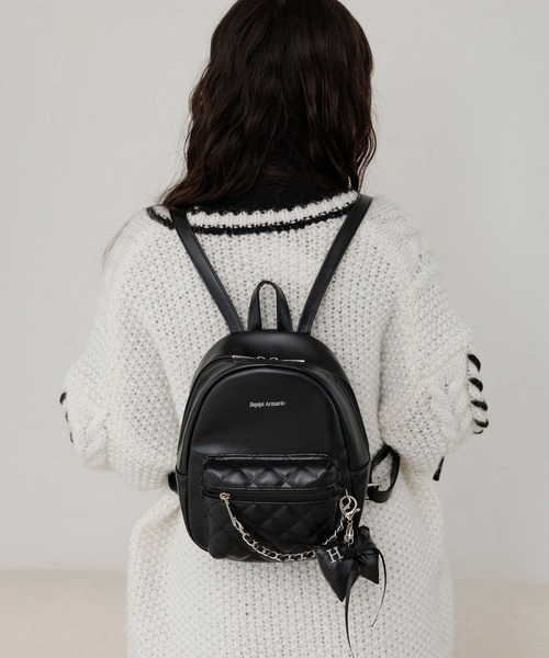 repipi armario（レピピアルマリオ） リュック チェーンキルトフェイク