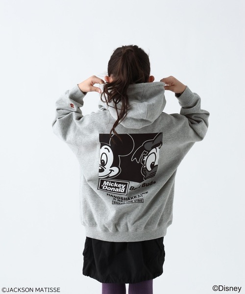 Disney（ディズニー） パーカー 「JACKSON MATISSE×BAYFLOW」ミッキー