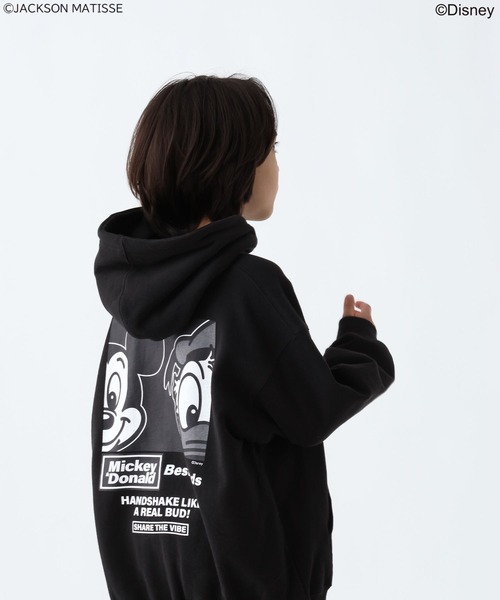 Disney（ディズニー） パーカー 「JACKSON MATISSE×BAYFLOW」ミッキー