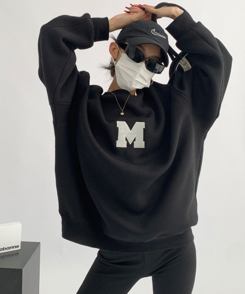 mushwear（マッシュウェア） トレーナー スウェット ミニマルロゴ 