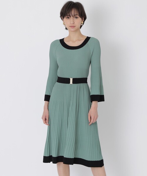 EPOCA（エポカ） ニットワンピース 40 グリーン レディース : ZOZOTOWN