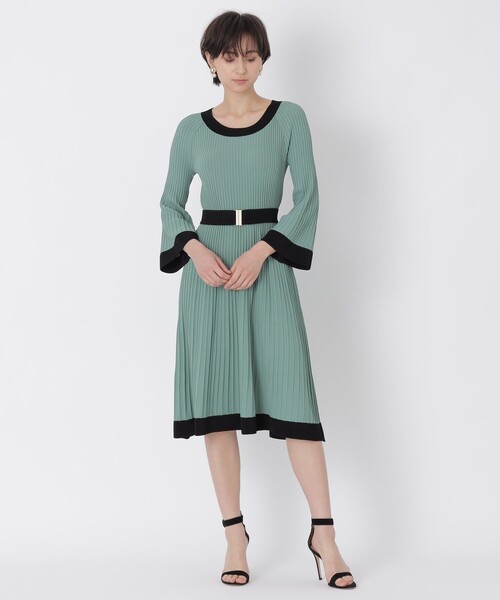 EPOCA（エポカ） ニットワンピース 40 グリーン レディース : ZOZOTOWN