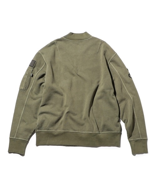 VALLEY APPAREL（バレイアパレル） パーカー ジャージパッチドMA-1