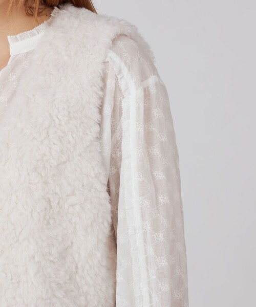 「BALLSEY」 ベスト 36 ホワイト レディース_画像8