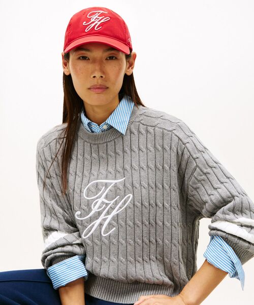 TOMMY HILFIGER（トミー・ヒルフィガー） キャップ 帽子 THエンブ