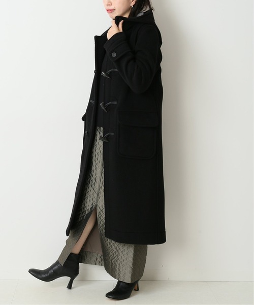 [LONDON TRADITION] полупальто "даффл коут" 36 черный женский 