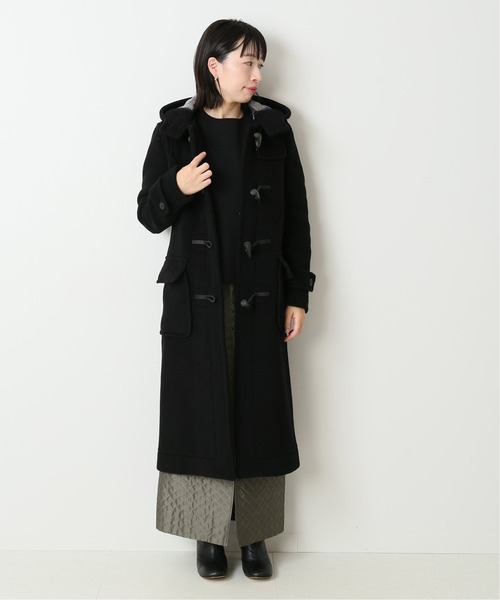 [LONDON TRADITION] полупальто "даффл коут" 36 черный женский 