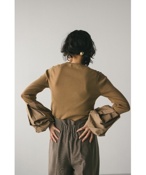 「STYLEMIXER」 長袖ニット FREE アイボリー レディース_画像6