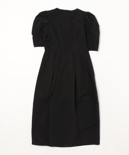 LANVIN en Bleu 半袖ワンピース 38サイズ LANVIN en Bleu 「LANVIN Bleu」 半袖ワンピース 38 オフホワイト