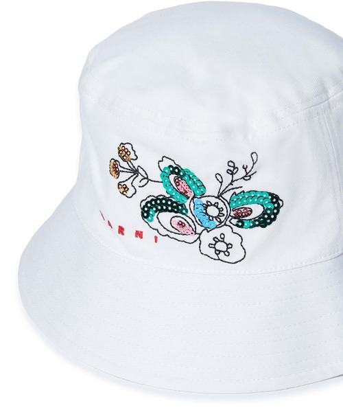 帽子 ハット 入学式 MARNI(マルニ)Kids ＆ Junior フラワーバケットハット キッズ 子供 男の子 女の子の画像