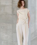 ブラウス シャツ シャーベットリネンライクウエ...の詳細画像4