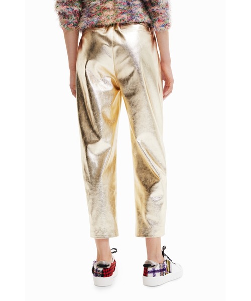 「Desigual」 パンツ S イエロー レディース_画像6