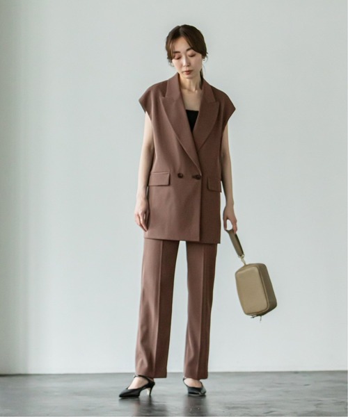 「NOBLE」 パンツ 38 ブラウン レディース_画像8