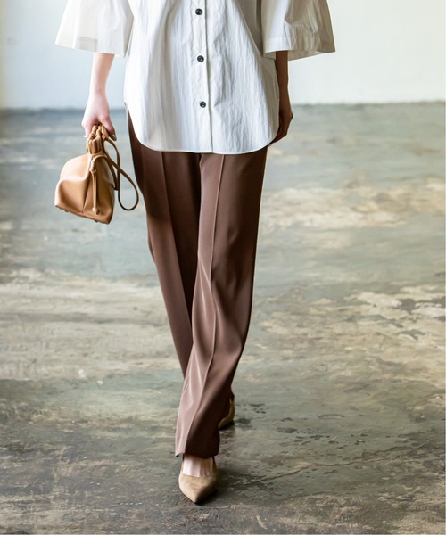 「NOBLE」 パンツ 38 ブラウン レディース_画像9