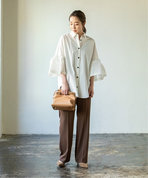 「NOBLE」 パンツ 38 ブラウン レディース_画像10