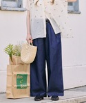 ワイドパンツ ジーンズ デニム デニムパンツ ...の詳細画像5