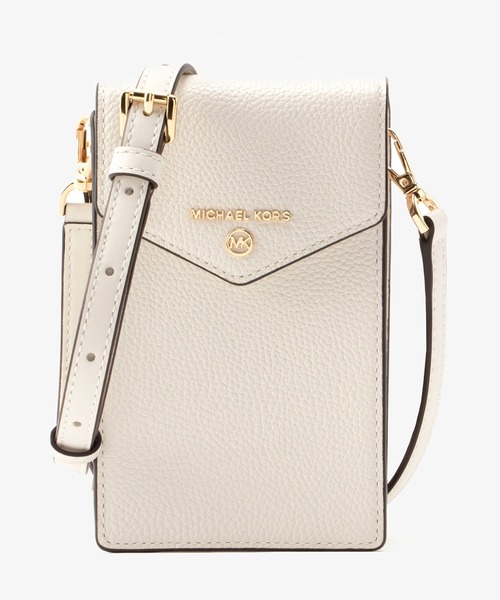 専用 マイケルコース ショルダーバッグ 肩掛け PVC レザー ホワイト系 A4 MICHAEL KORS（マイケルコース） ショルダーバッグ FREE ホワイト