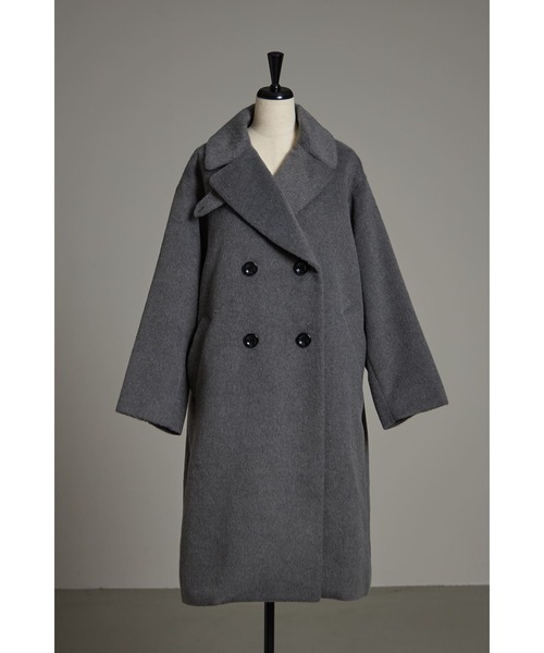 「&. NOSTALGIA」 チェスターコート M チャコールグレー レディース_画像2