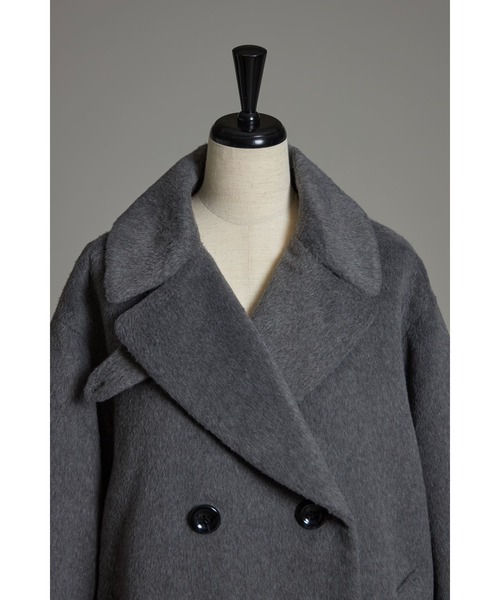 「&. NOSTALGIA」 チェスターコート M チャコールグレー レディース_画像4